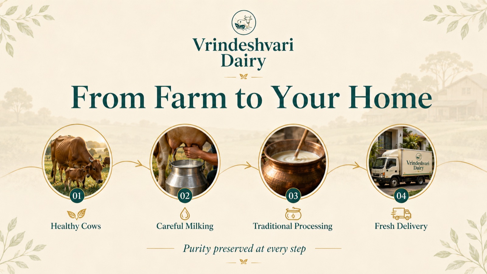 Farm to home process